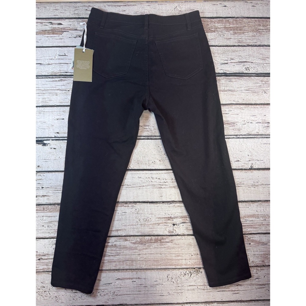 Nili Lotan x Target Womens Jeans Pants 10 Tapered Leg Ankle High Rise Black NWT - Picture 9 of 9